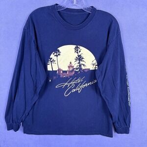 Eagles Hotel California Tour 2022 Mens Shirt Long Sleeve M Band Tee Concert